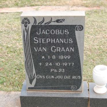 GRAAN Jacobus Stephanus, van 1899-1977