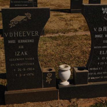 HEEVER Izak, v.d. 1904-1976 &amp; Elaine 1909-1997