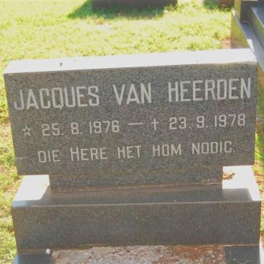 HEERDEN Jacques, van 1976-1978