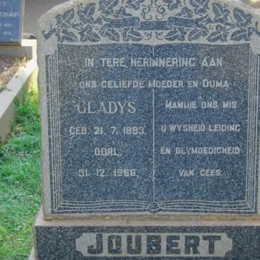 JOUBERT Gladys 1893-1966
