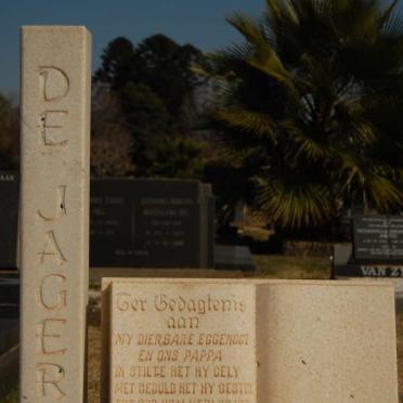 JAGER Marthinus Jacobus , de