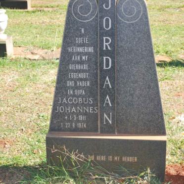 JORDAAN Jacobus Johannes 1911-1974