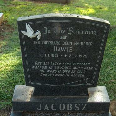 JACOBSZ Dawie 1961-1979
