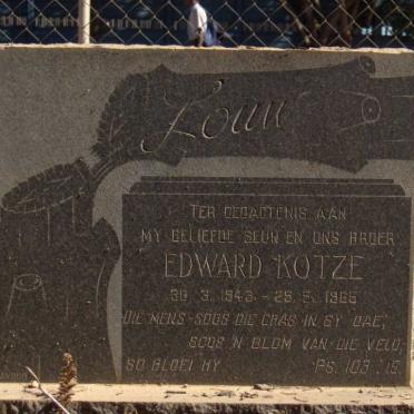 KOTZE Edward 1943-1966
