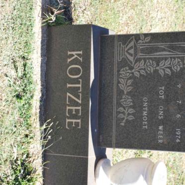 KOTZEE Gert Daniël Johannes 1906-1974