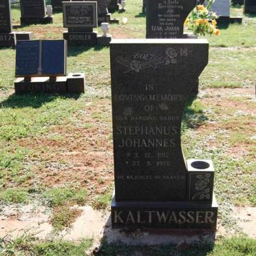 KALTWASSER Stephanus Johannes 1912-1978
