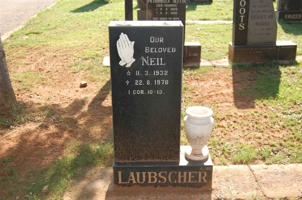 LAUBSCHER Neil 1932-1978