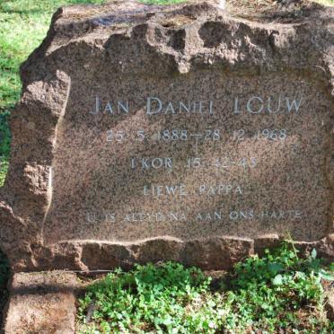 LOUW Jan Daniel 1888-1968