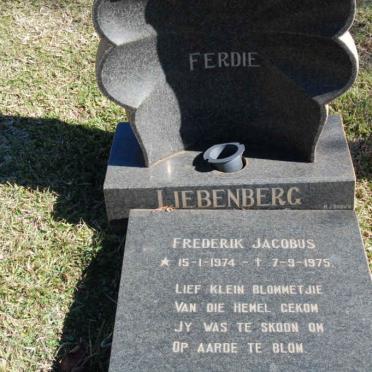LIEBENBERG Frederik Jacobus 1974-1975