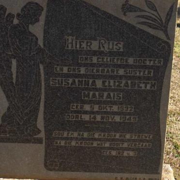 MEIRING Susanna Elizabeth  1932-1949