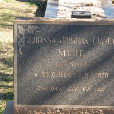 MAREE Susanna Johanna nee SAUER 1909-1970
