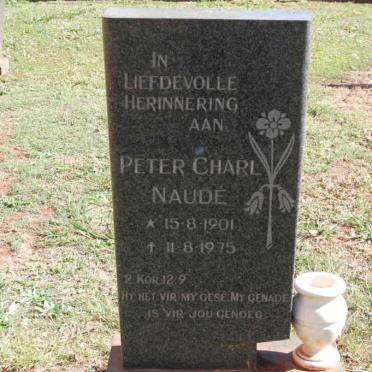 NAUDÉ Peter Charl 1901-1975