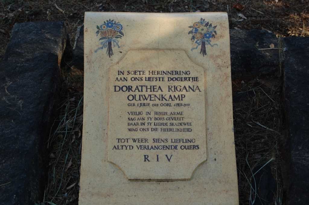 OUWENKAMP Dorathea Rigana 1928-1938