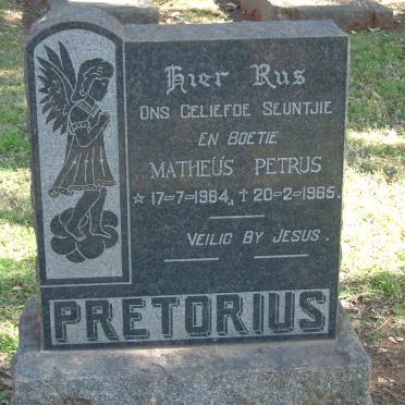 PRETORIUS Matheus Petrus 1964-1965