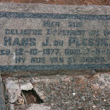 PLESSIS Hans J., du 1877-1935