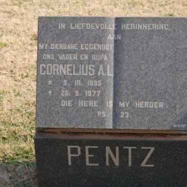 PENTZ Cornelius A.L. 1895-1977