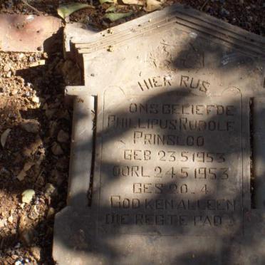 PRINSLOO Phillipus Rudolf 1953-1953