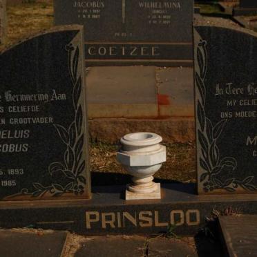 PRINSLOO Cornelius Jacobus 1893-1985 &amp; Hester Magdalena BRONKHORST 1908-1971