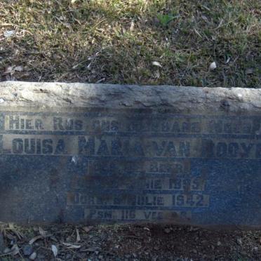 ROOYEN Louisa Maria, van nee DE BEER 1895-1942