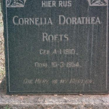 ROETS Cornelia Dorathea 1910-1954