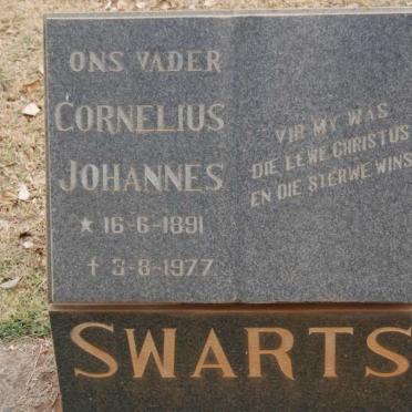 SWARTS Cornelius Johannes 1891-1977