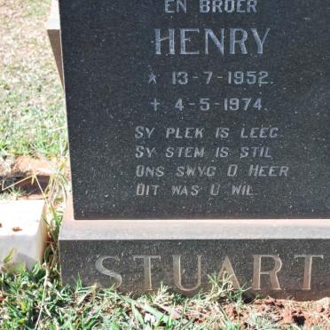 STUART Henry 1952-1974