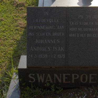 SWANEPOEL Johannes Andries Isak 1959-1979