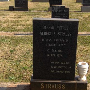 STRAUSS Barend Petrus Albertus 1901-1976