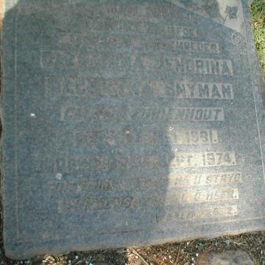 SNYMAN ? Hendrina ? nee BEZUIDENHOUT 1891-1974
