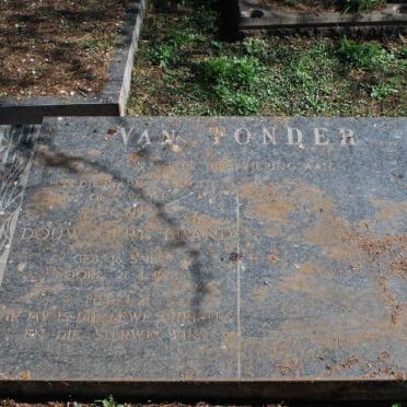 TONDER Douw Gert Brand, van 1896-1973 