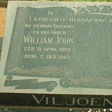 VILJOEN William John 1920-1967