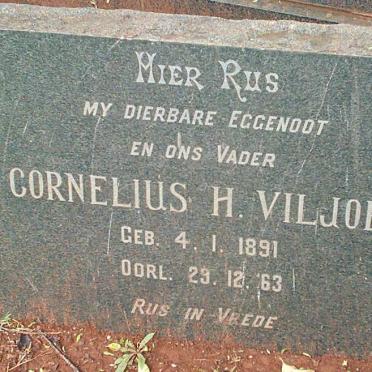 VILJOEN Cornelius H. 1891-1963