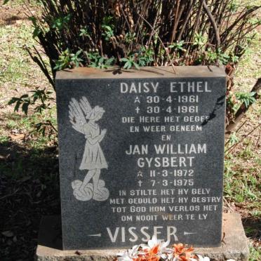 VISSER Daisy Ethel 1961-1961 :: VISSER Jan William Gysbert 1972-1975