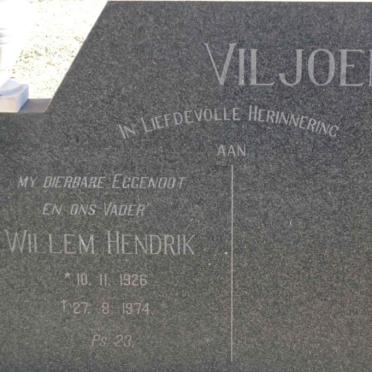 VILJOEN Willem Hendrik 1926-1974