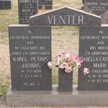 VENTER Karel Petrus Jacobus 1899-1977 &amp; Isabella Catharina Maria ENGELBRECHT 1904-1992