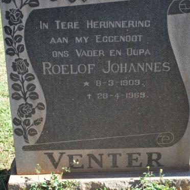 VENTER Roelof Johannes 1909-1969