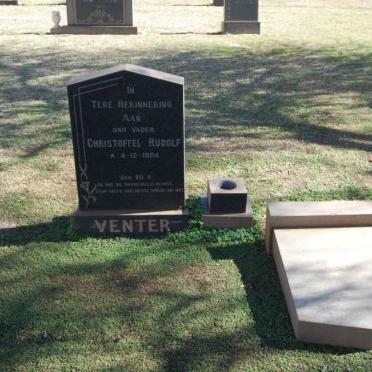 VENTER Christoffel Rudolf 1884- &amp; Johannes Theodorus 1898-1975