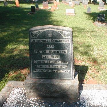 WYK Pieter Albertyn, van 1862-1947
