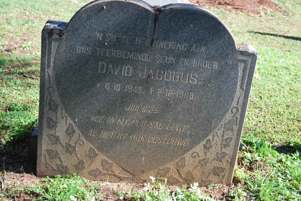 ? David Jacobus 1949-1968