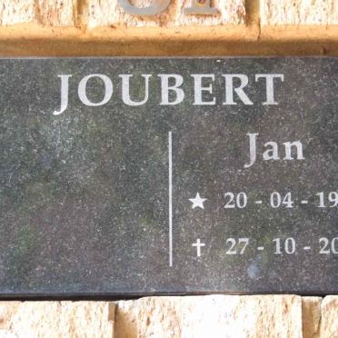 JOUBERT Jan 1936-2009