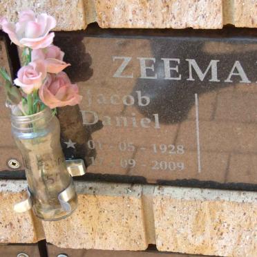 ZEEMAN Jacob Daniel 1928-2009