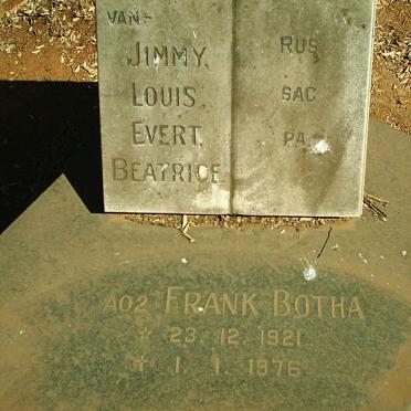 BOTHA Frank 1921-1976