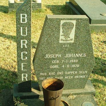 BURGER Joseph Johannes 1940-1978
