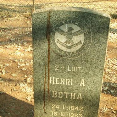 BOTHA Henri A. 1942-1963