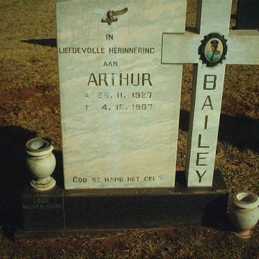 BAILEY Arthur 1927-1987