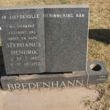 BREDENHANN Stephanus Hendrik 1922-1992