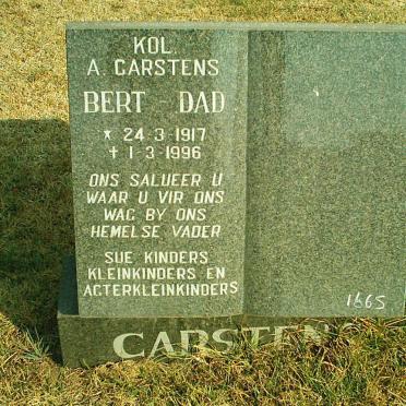 CARSTENS A. 1917-1996