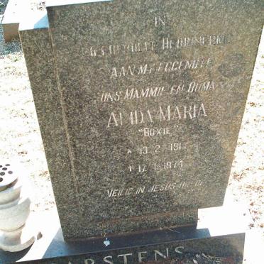 CARSTENS Alida Maria 191?-1974