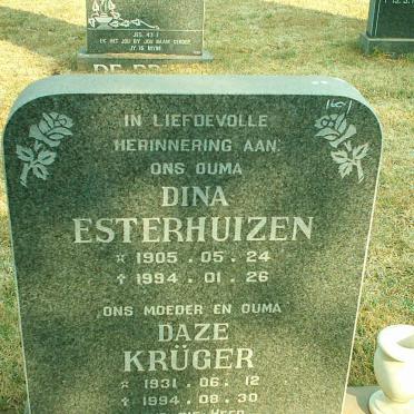 ESTERHUIZEN Dina 1905-1994 :: KRüGER Daze 1931-1994