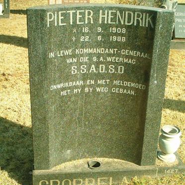 GROBBELAAR Pieter Hendrik 1908-1988